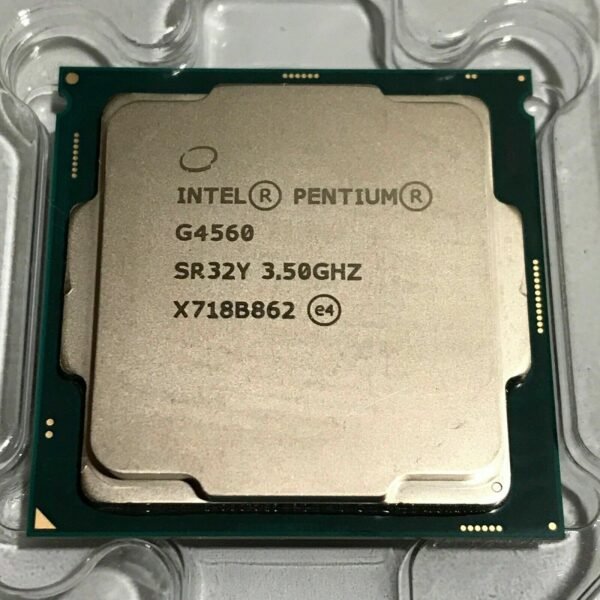 CPU Intel Pentium G4560 (3.50GHz, 3M, 2 Cores 4 Threads) đã qua sử dụng chưa gồm Fan